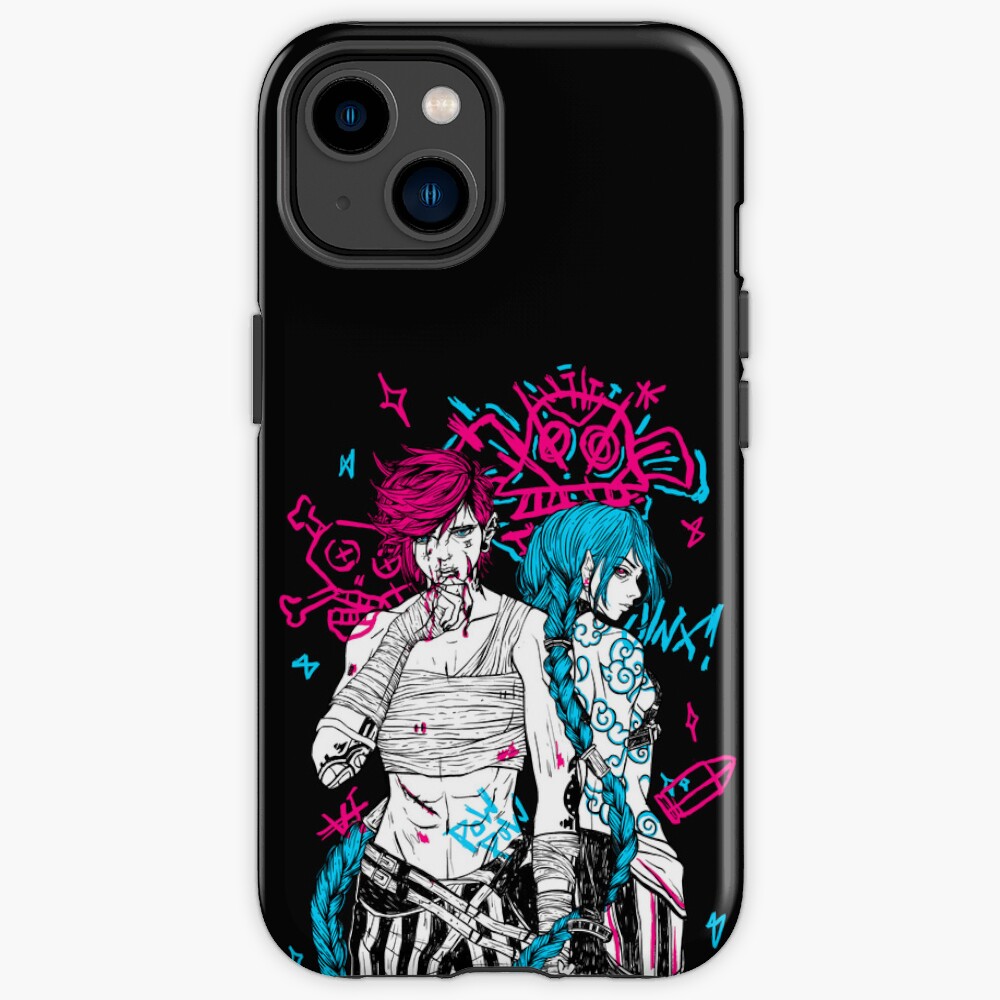 Jinx and Vi Arcane phone case, original retailer product image